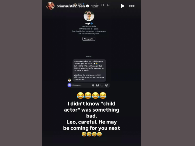 Photo: Instagram/@brianaustingreen