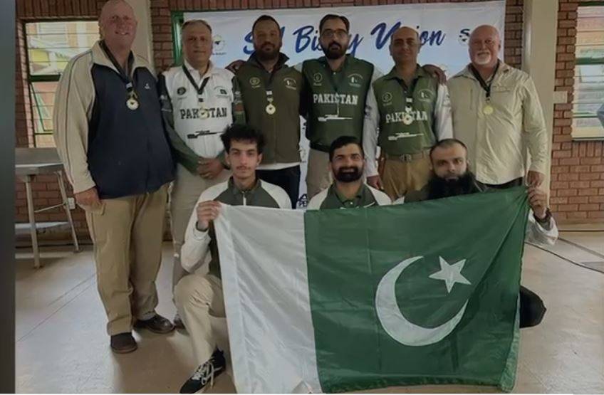 پاکستان لانگ رینج رائفل ٹیم نے جنوبی افریقہ ایف کلاس نیشنل لانگ رینج چیمپئن  شپ 2025 میں ڈبل گولڈ