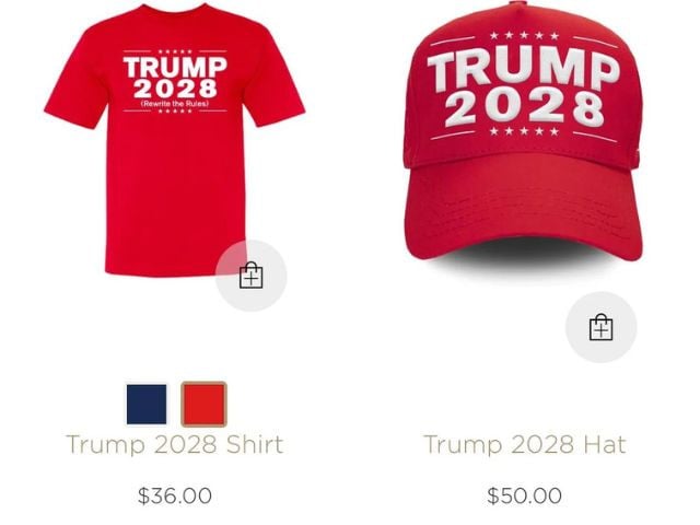 Trump Store, Trump 2028 Merchandise Photofile
