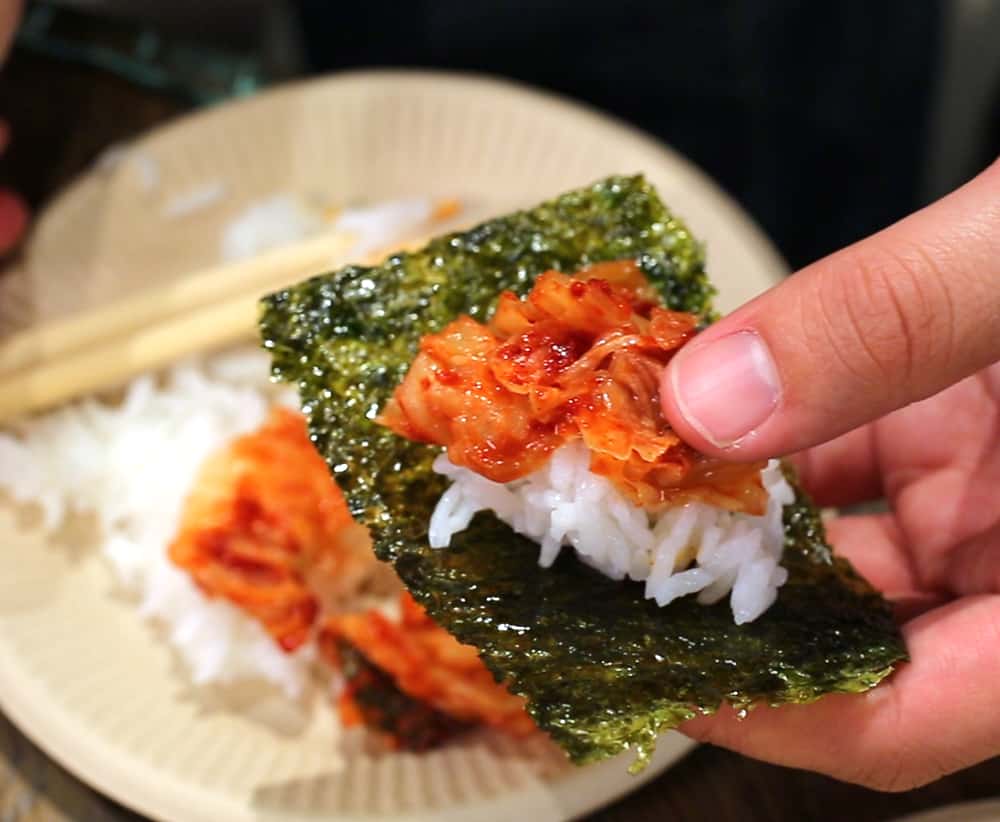 Roasted seaweed sheets (Gim-gui)