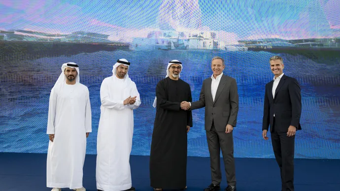 Khaled bin Mohamed bin Zayed witnesses the announcement of Disney Theme  Park Resort project on Yas