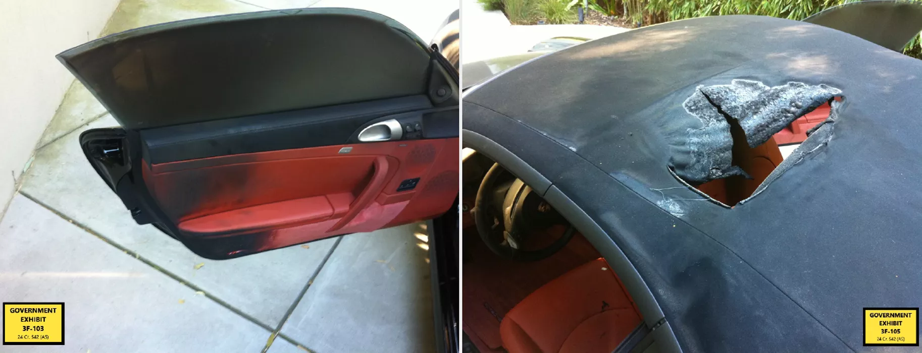 Kid Cudi's car, evidence in Diddy trial